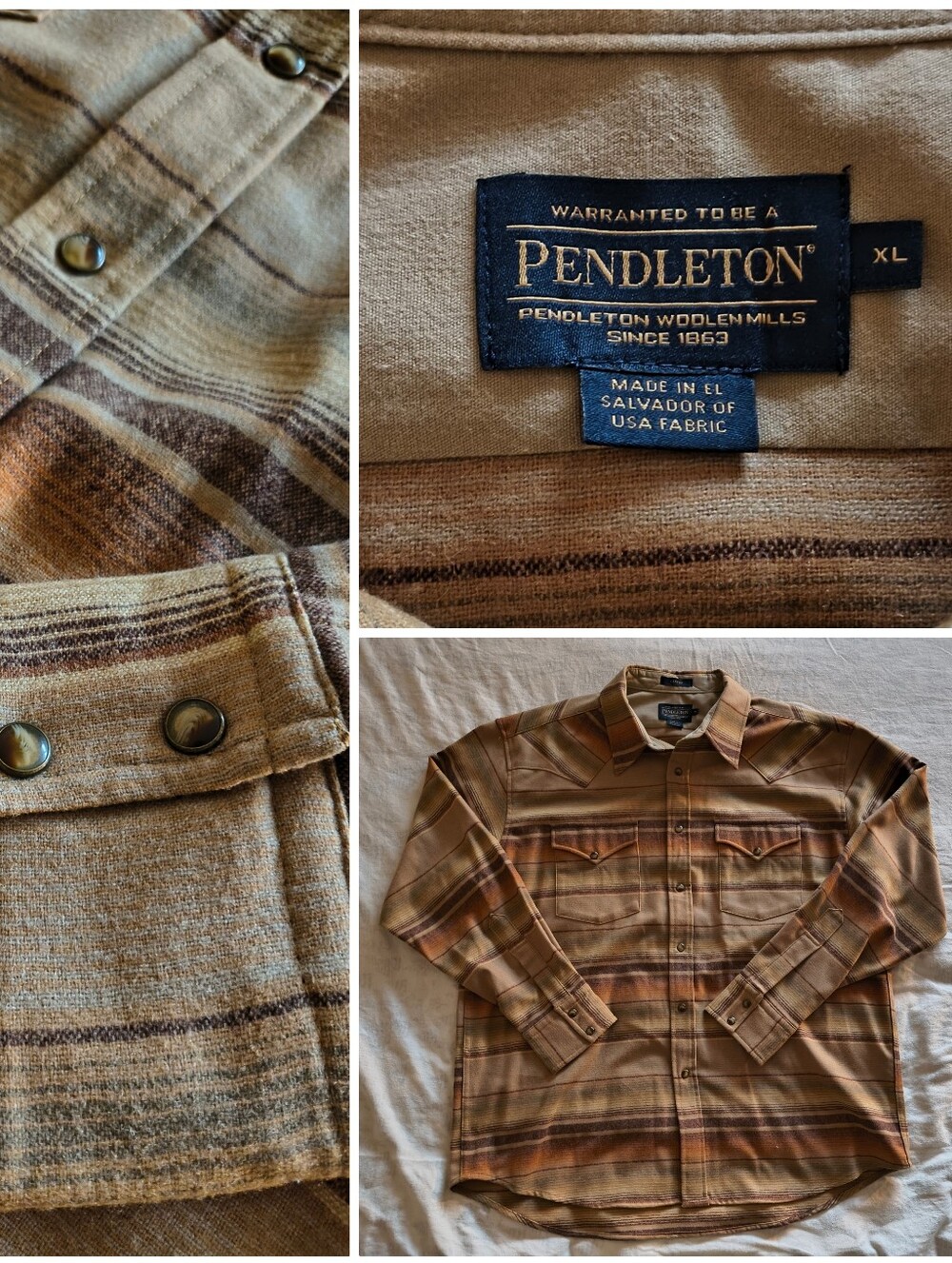 Pendleton Canyon Western Snap Shirt